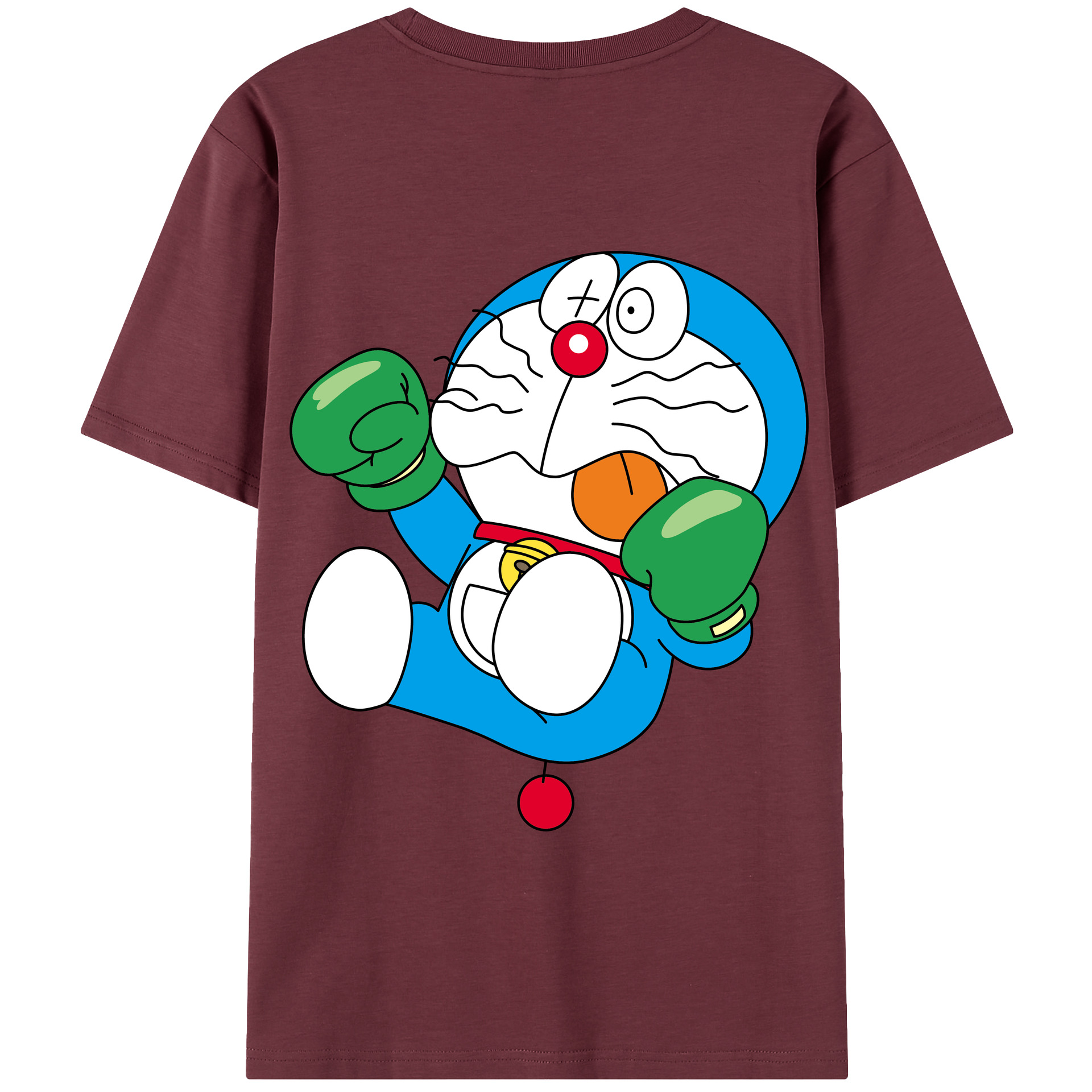 （画像用） ドラえもん Doraemon 綿100％半袖Tシャツ（背面プリント）
